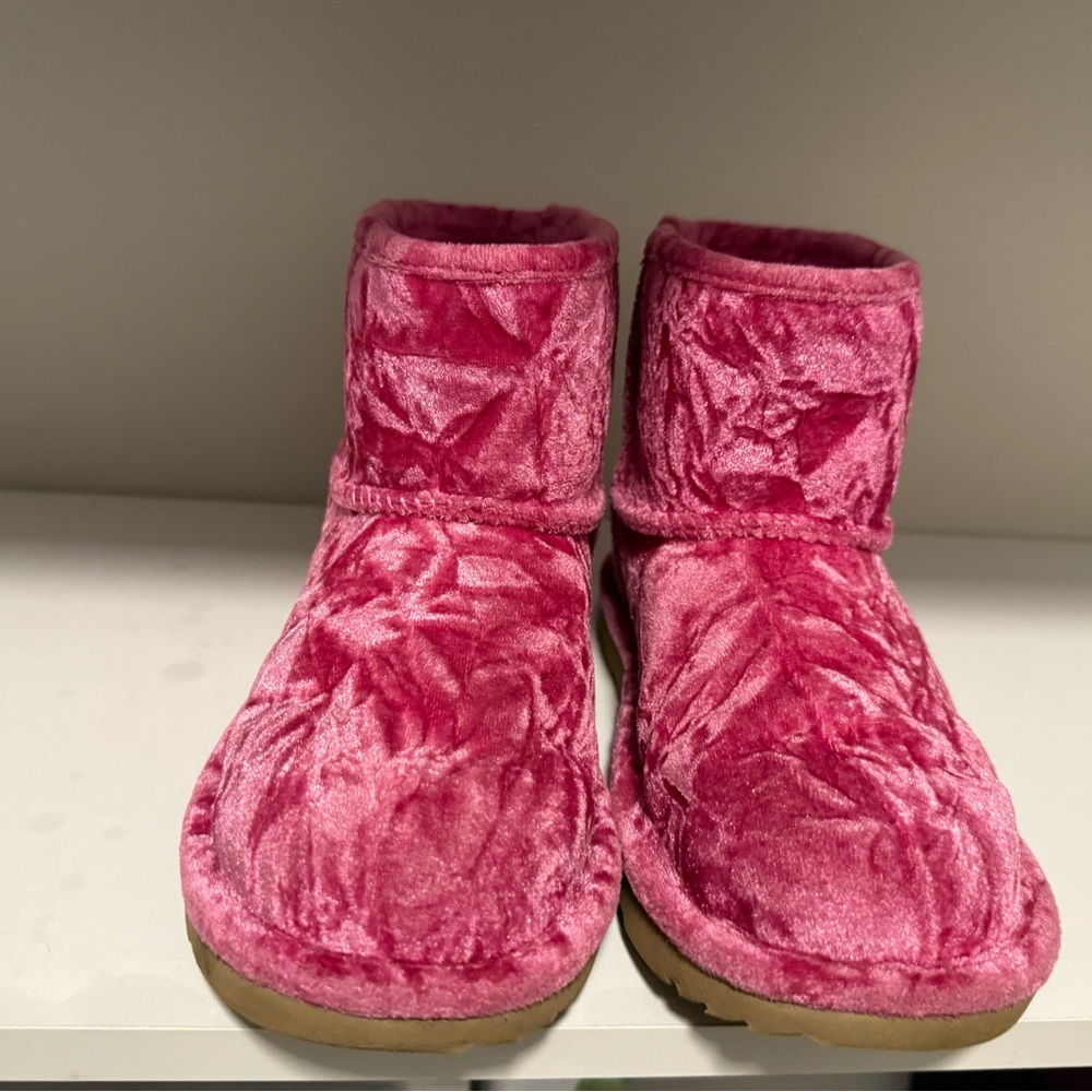 UGG Pink Quilted Boots